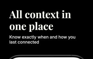 Reach - Personal CRM screenshot 1