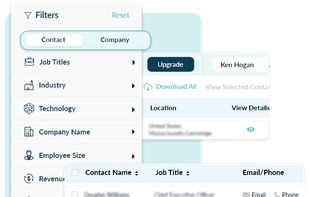 ReachStream's Filters help you find the right people, faster and improve your targeting, increasing your ROI.