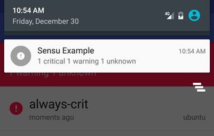 Notifications when failures happen