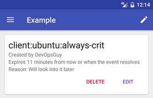 Silence checks and clients right from your phone!