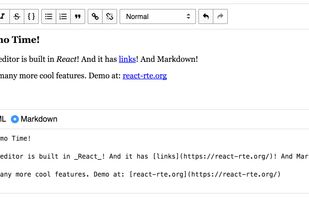 React Rich Text Editor screenshot 1