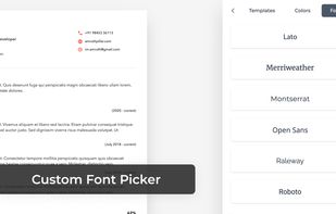 Reactive Resume screenshot 1