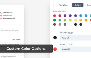 Reactive Resume screenshot 1