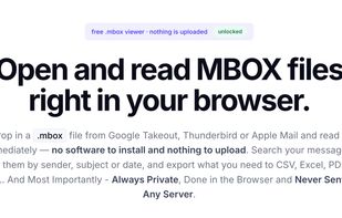 Read Mbox screenshot 1