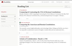 Readability screenshot 1