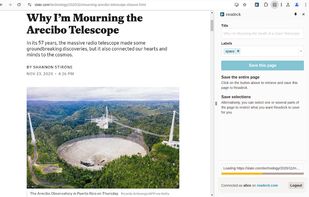 Readeck screenshot 2