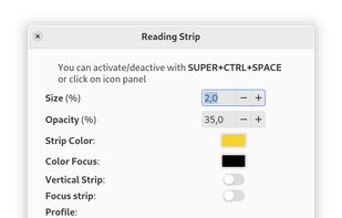 Reading Strip screenshot 1