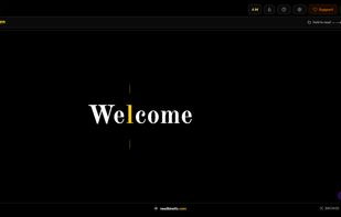 This shows the core RSVP (Rapid Serial Visual Presentation) reading interface, displaying a single word in a fixed location to eliminate eye movement and saccades.
The minimalist design features focus guides to anchor the eyes, an active word pivot, and an ambient dark theme for distraction-free reading. 