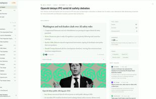Daily digest on Web