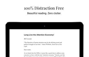 Read any article distraction-free