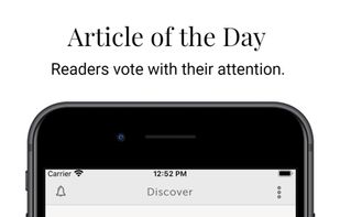 Article Of The Day on iOS