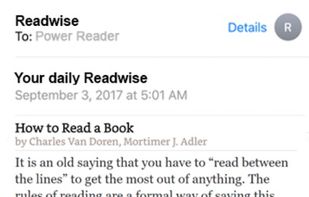 Readwise screenshot 1