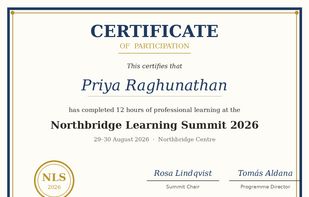 Attendance certificates with public verification