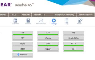 New ReadyNAS OS 6 Settings Page