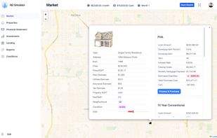 Real Estate Investing Simulator screenshot 1