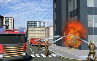 Real Hero FireFighter 3d Game screenshot 1