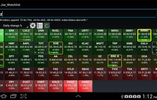 Realtime Stock Quotes & Tiles screenshot 2