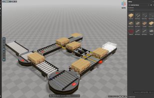 realvirtual WEB as layout planning and simulation application