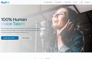 RealVOTalent screenshot 1