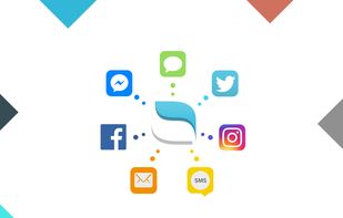 Works with your favorite channels like email, Facebook, Messenger, Instagram, Twitter, and SMS/MMS.