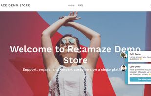 Use Reamaze to initiate chat conversations with customers.