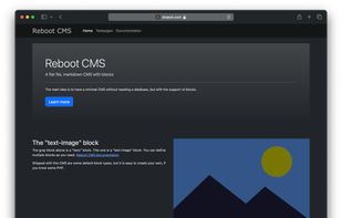 Reboot CMS screenshot 1