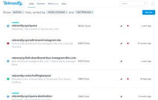 Rebrandly screenshot 1