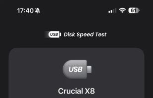 REC Disk Speed Test screenshot 1