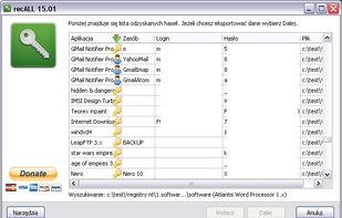 Password recovery process