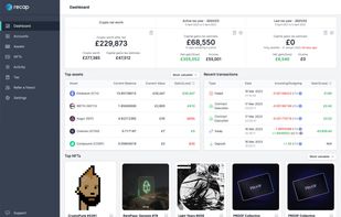 Recap.io Dashboard