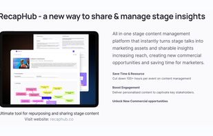 Share and publish event content