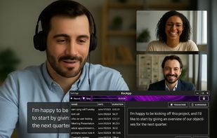 RecApp on action transcription of videocall and meetings without integration