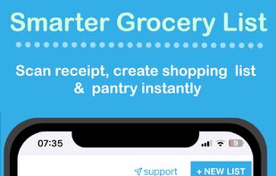 Smarter grocery list: Scan list to create a shopping list and pantry instantly