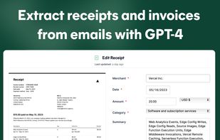 Receiptor AI screenshot 1