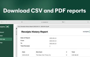 Receiptor AI screenshot 2
