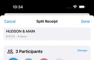 ReceiptSplit screenshot 1