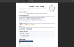 Sealed Proof Report