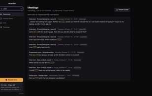 Recordist screenshot 2