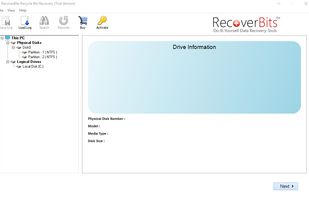 RecoverBits Recycle Bin Recovery screenshot 1