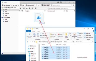 Importing Restored Messages into Thunderbird