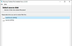 Source disk selection