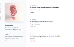 Recruiter Feed screenshot 1