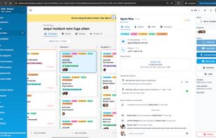 Kanban & candidate profile