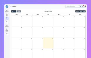 Manage interviews effortlessly with an integrated calendar. Schedule, organize, and track interviews by day, week, or month while keeping recruiters and interviewers perfectly aligned.