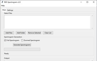 RED-Spectrogram screenshot 1
