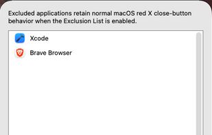 Manage Exclusion List