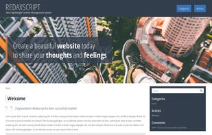 Redaxscript screenshot 1