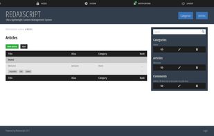 Redaxscript screenshot 3