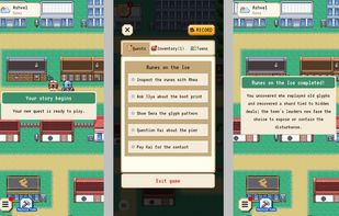 Scene and quests are generated by user prompt