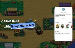 A town filled with your original characters